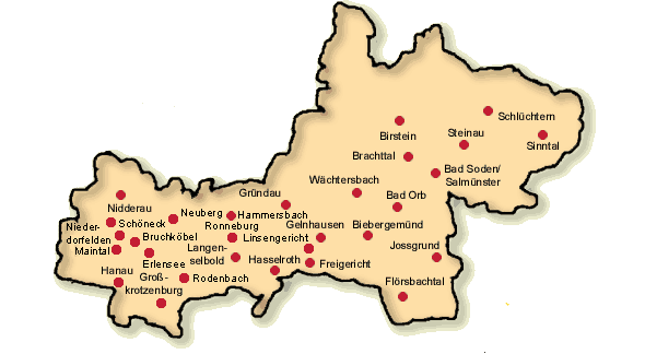 Kinderbetreuungsstätten im Main-Kinzig-Kreis